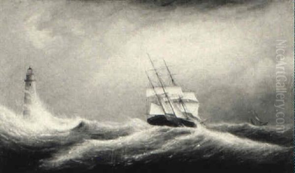 In The Eye Of The Storm Oil Painting by Clement Drew