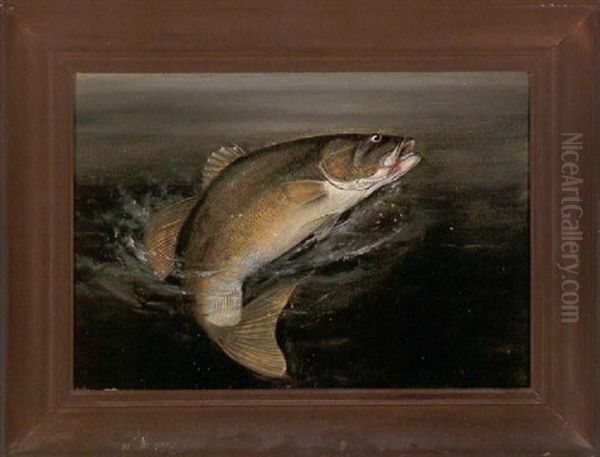 Caught Oil Painting by Harry Driscole