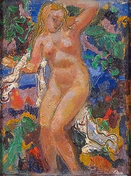 La Baigneuse Oil Painting by Leon-Ernest Drivier