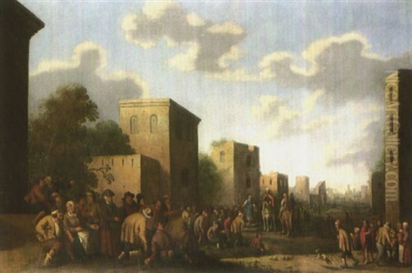 Scena Di Genere Oil Painting by Cornelis Droochsloot