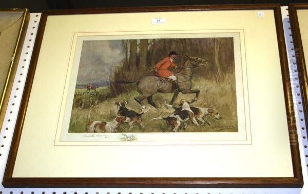 Hunting Scenes Oil Painting by George Denholm Armour