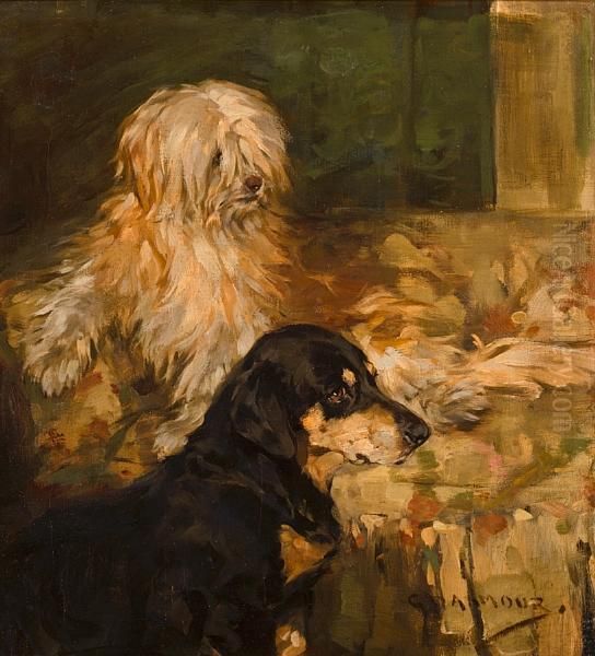 Waiting For Master Oil Painting by George Denholm Armour