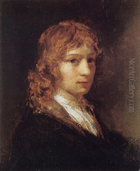 Self Portrait Of The Artist Oil Painting by Willem Drost