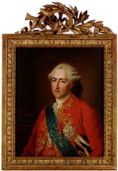 Portratt Av Ludvig Xv Av Frankrike Som Dauphin Med Helige Andes Orden by Francois Hubert Drouais