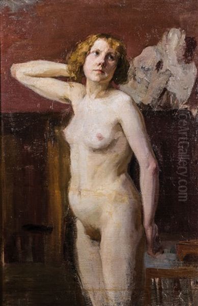 Nude Female Oil Painting by Ivan Georgevich (Egorovich) Drozdov