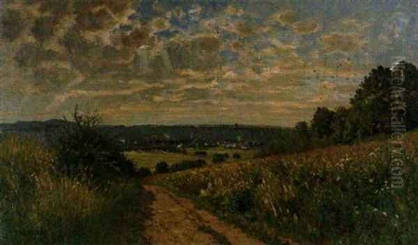 Landschaft Im Juni Oil Painting by Hermann Druck