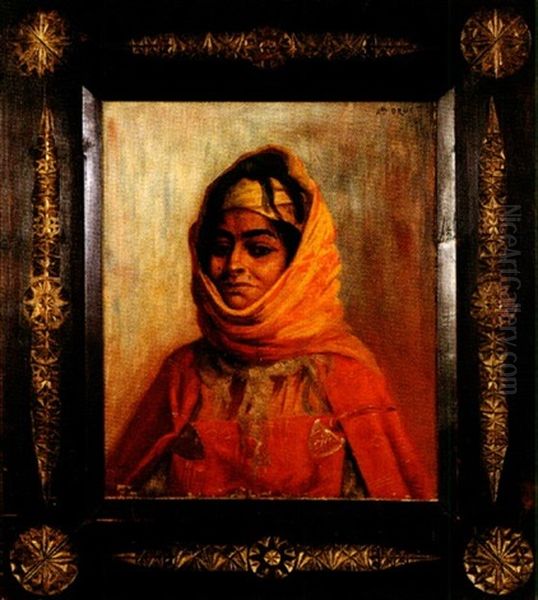 Femme Arabe Oil Painting by Antoine Druet