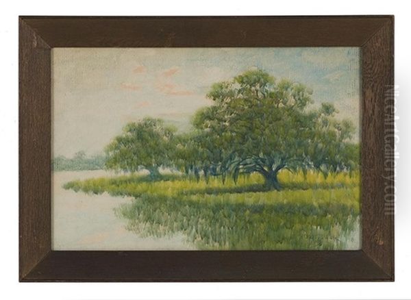 Summer Afternoon On The Bayou Oil Painting by Alexander John Drysdale