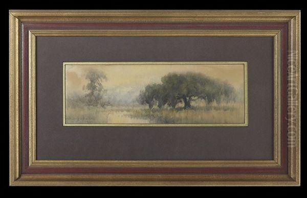 Live Oak Landscape Oil Painting by Alexander John Drysdale