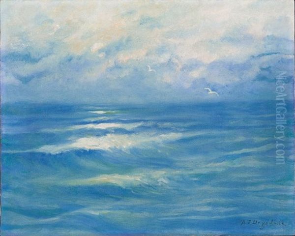 A View Of The Gulf Of Mexico Oil Painting by Alexander John Drysdale