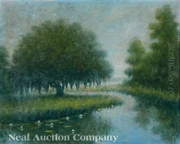 Bayou Teche, Louisiana Oil Painting by Alexander John Drysdale