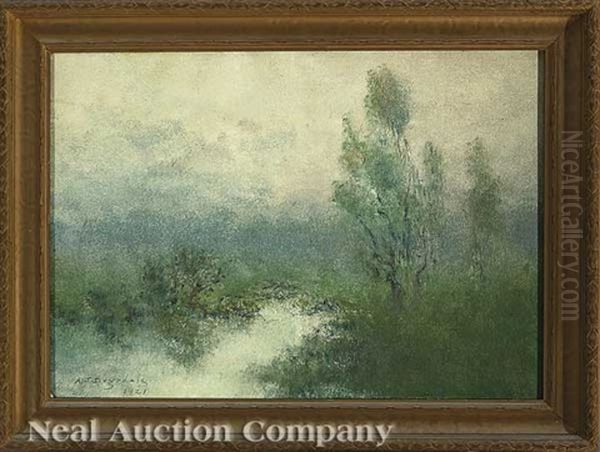 Louisiana Marsh, Early Morning Oil Painting by Alexander John Drysdale