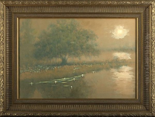 Nocturne Oil Painting by Alexander John Drysdale