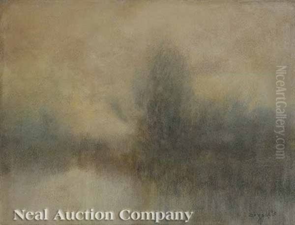 Foggy Morning Oil Painting by Alexander John Drysdale