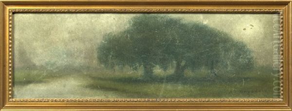 Gray Morning On The Louisiana Bayou Oil Painting by Alexander John Drysdale