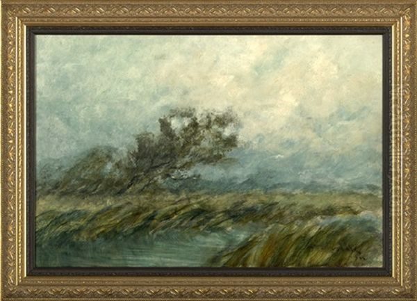 Wind Storm On The Bayou Oil Painting by Alexander John Drysdale