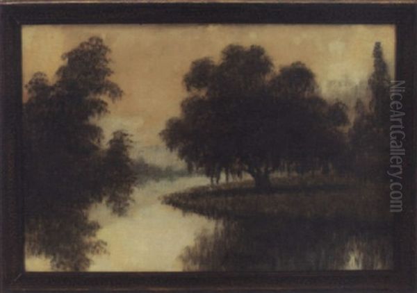 Brown Oaks Oil Painting by Alexander John Drysdale