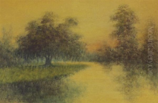 Oak On The Bayou Oil Painting by Alexander John Drysdale