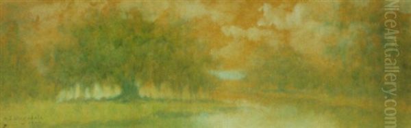 Oak On The Bayou Oil Painting by Alexander John Drysdale