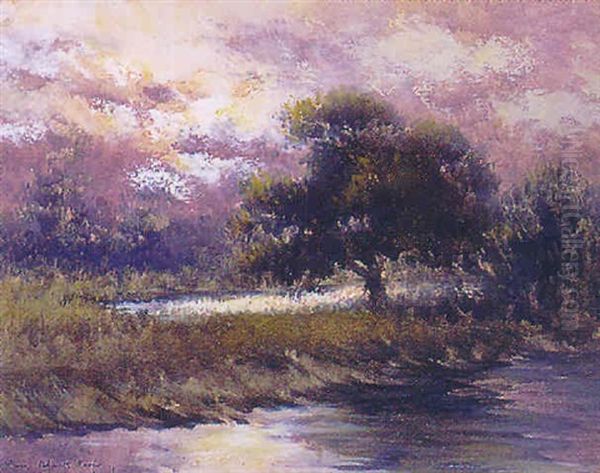 Sunrise, Black River Oil Painting by Alexander John Drysdale