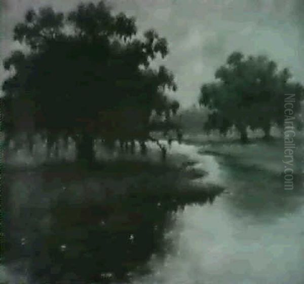 Oak On The Bayou Oil Painting by Alexander John Drysdale