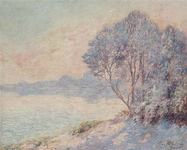 Paysage Au Bord De L'eau Oil Painting by Ferdinand du Puigaudeau