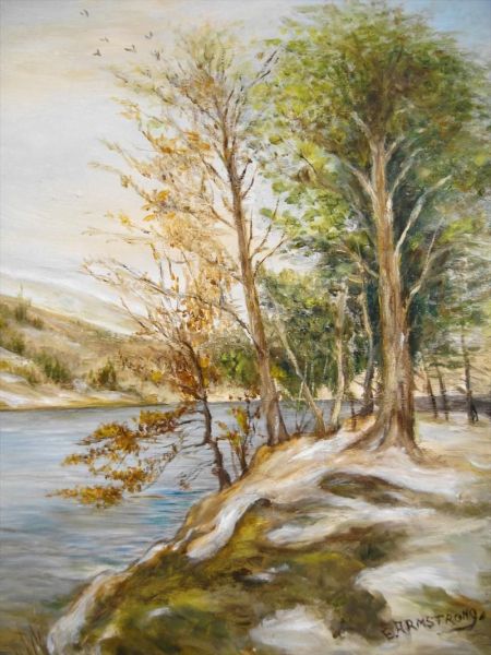 Spring Oil Painting by Elizabeth Armstrong