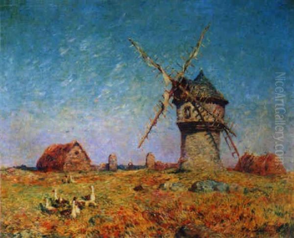 Le Moulin A Vent A Guerande by Ferdinand du Puigaudeau