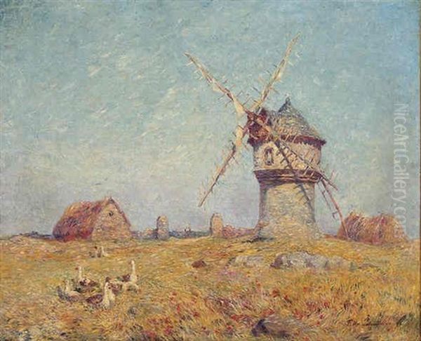 Moulin De La Mass Oil Painting by Ferdinand du Puigaudeau