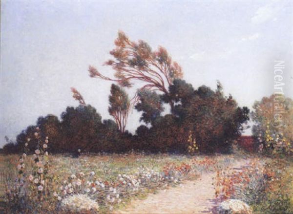 Le Chemin De Jardin De Kervadu Oil Painting by Ferdinand du Puigaudeau