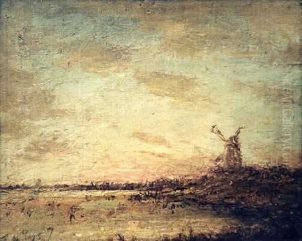 Le Moulin Oil Painting by Ferdinand du Puigaudeau