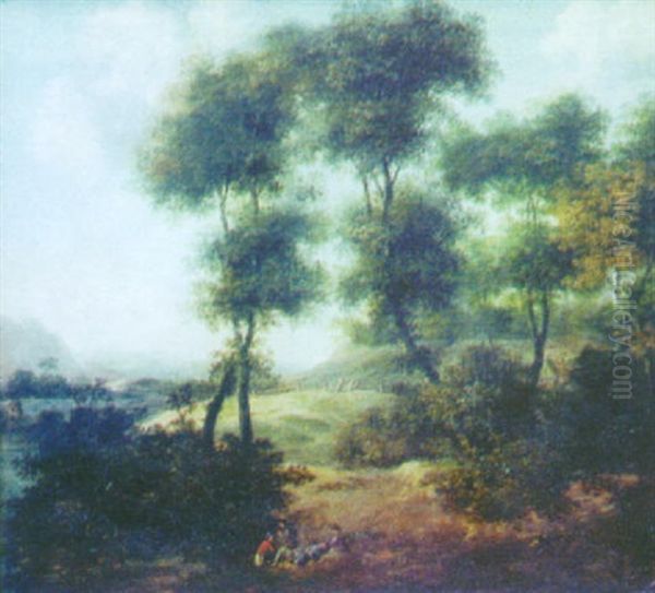 Sous-bois Oil Painting by Guillam Dubois