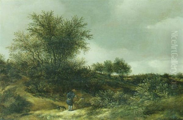 Dunenlandschaft In Der Umgebung Von Haarlem Oil Painting by Guillam Dubois