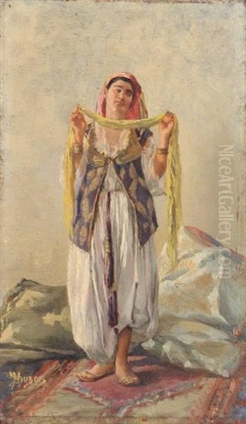 Danseuse Orientale Oil Painting by Henri Pierre Hippolyte Dubois