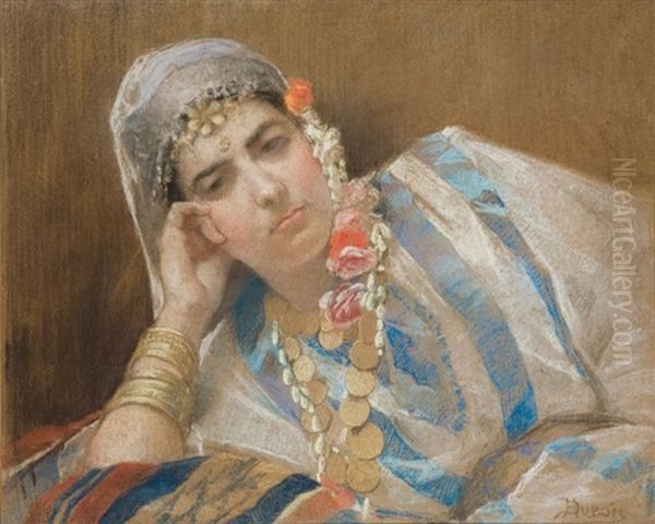 Femme D'alger Oil Painting by Henri Pierre Hippolyte Dubois