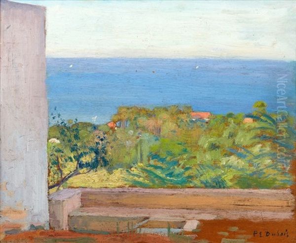 Vue De La Villa Abd-el-tif A Alger Oil Painting by Paul Emile Dubois