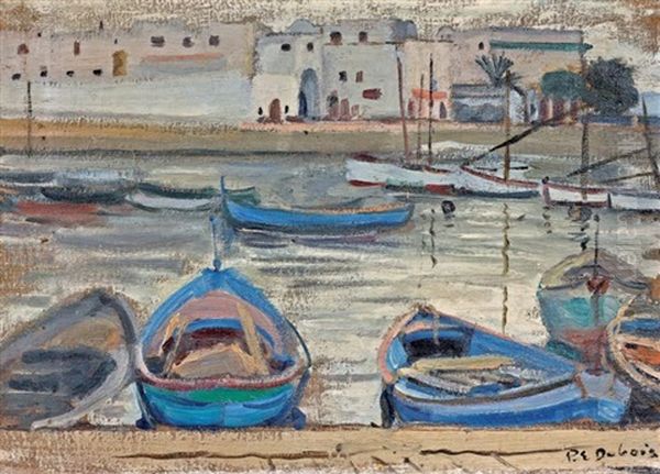 Le Port D'alger Oil Painting by Paul Emile Dubois