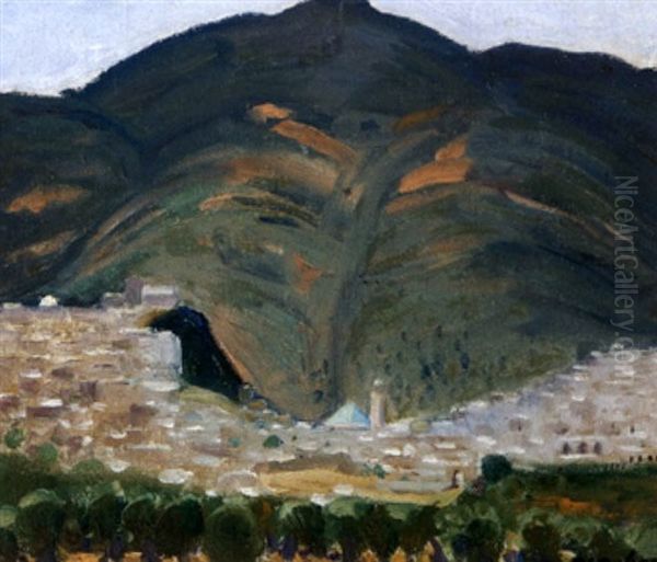 Moulay-idriss, Maroc Oil Painting by Paul Emile Dubois