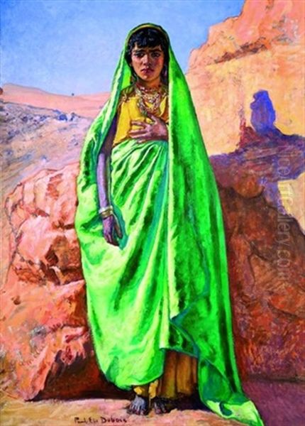 Yamila Princesse Des Sables Ou Princesse Verte Oil Painting by Paul Emile Dubois