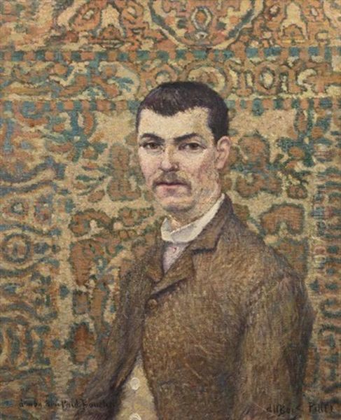 Portrait De Paul Boucher Oil Painting by Albert Dubois-Pillet