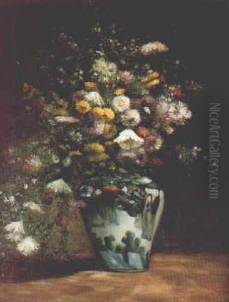 Le Vase De Fleurs by Albert Dubois-Pillet