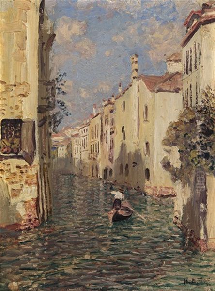 Venice Oil Painting by Nikolai Nikanorovich Dubovskoy