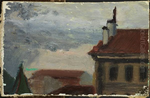 Himmel Uber Der Stadt Oil Painting by Nikolai Nikanorovich Dubovskoy