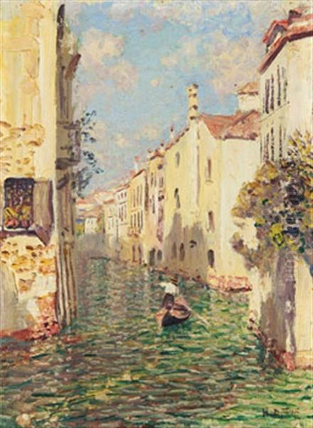 Venice Oil Painting by Nikolai Nikanorovich Dubovskoy