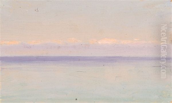 Calm Sea Oil Painting by Nikolai Nikanorovich Dubovskoy