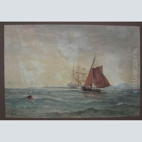 Portsmouth Oil Painting by William Armstrong