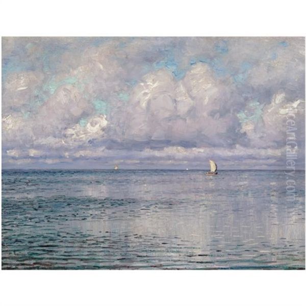 Seascape Oil Painting by Nikolai Nikanorovich Dubovskoy