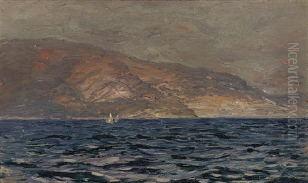 Marble Sea Oil Painting by Nikolai Nikanorovich Dubovskoy