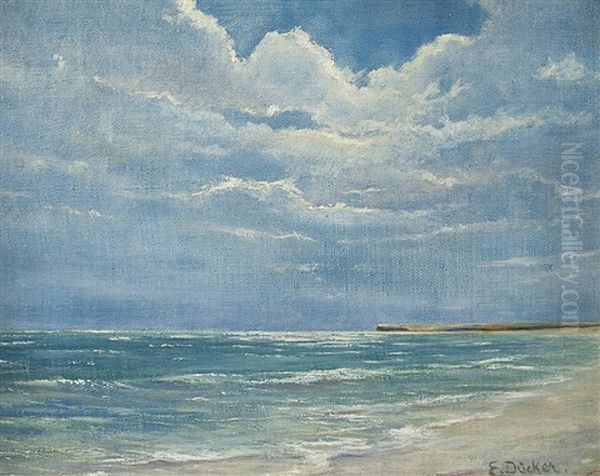 Sommertag An Der Ostsee Oil Painting by Eugen Gustav Duecker