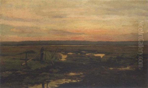 Marschlandschaft by Eugen Gustav Duecker